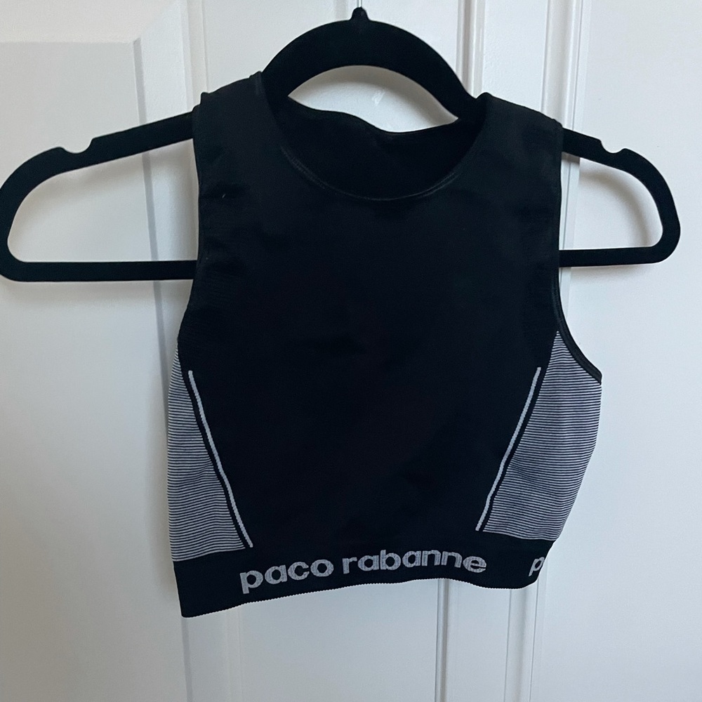 Paco Rabbanne active wear top